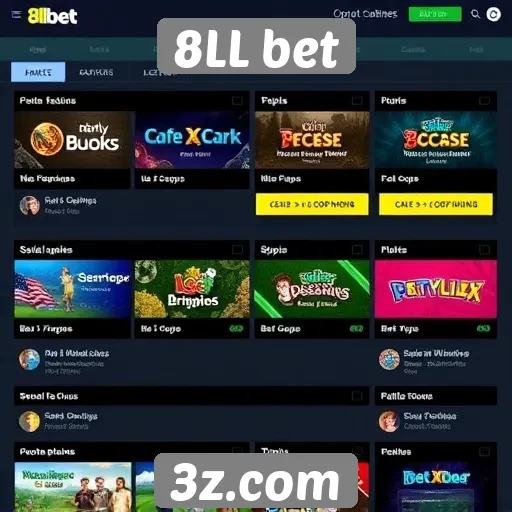 Recursos e funcionalidades do site de jogos 8LL bet