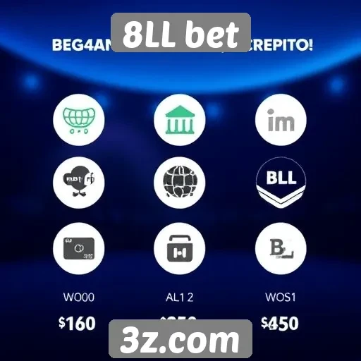 Métodos de pagamento aceitos no 8LL bet